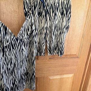 Natori animal print summer pj set